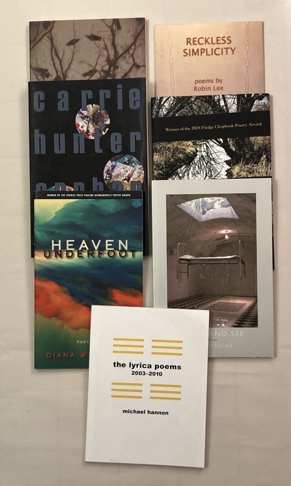 Poetry Book Lot of 7 – Small Press & Independently Published by Various Authors