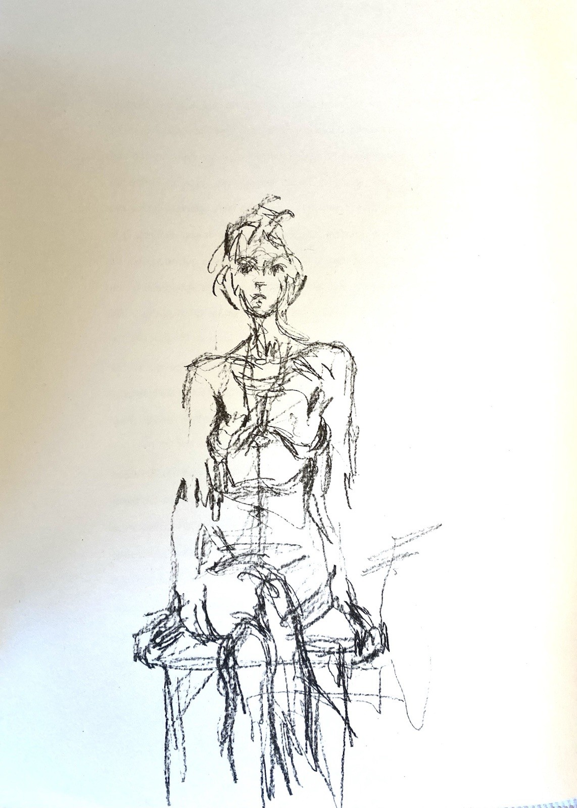 Giacometti Original Lithograph Derrière Le Miroir No. 127 1961 Paris