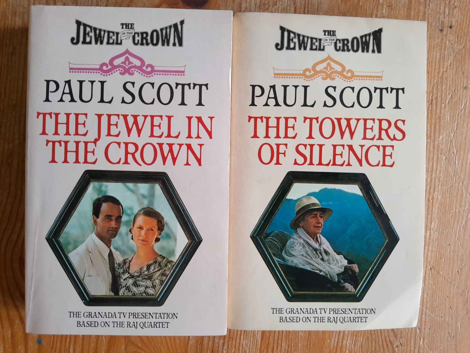 The Jewel In The Crown & The Towers Of Silence – Paul Scott Raj Quartet pb 1983