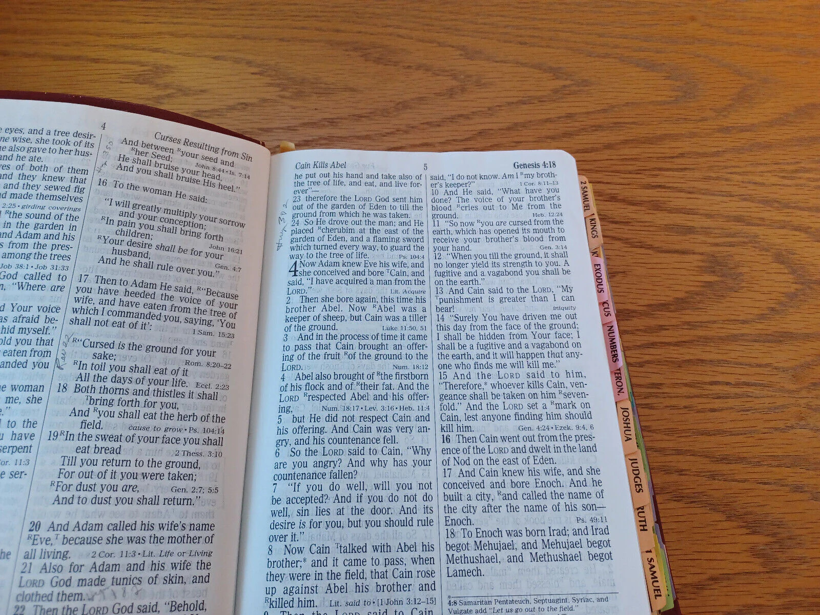 Holy Bible New King James Version Giant Print Nelson 334BG Genuine Bonded Leathe