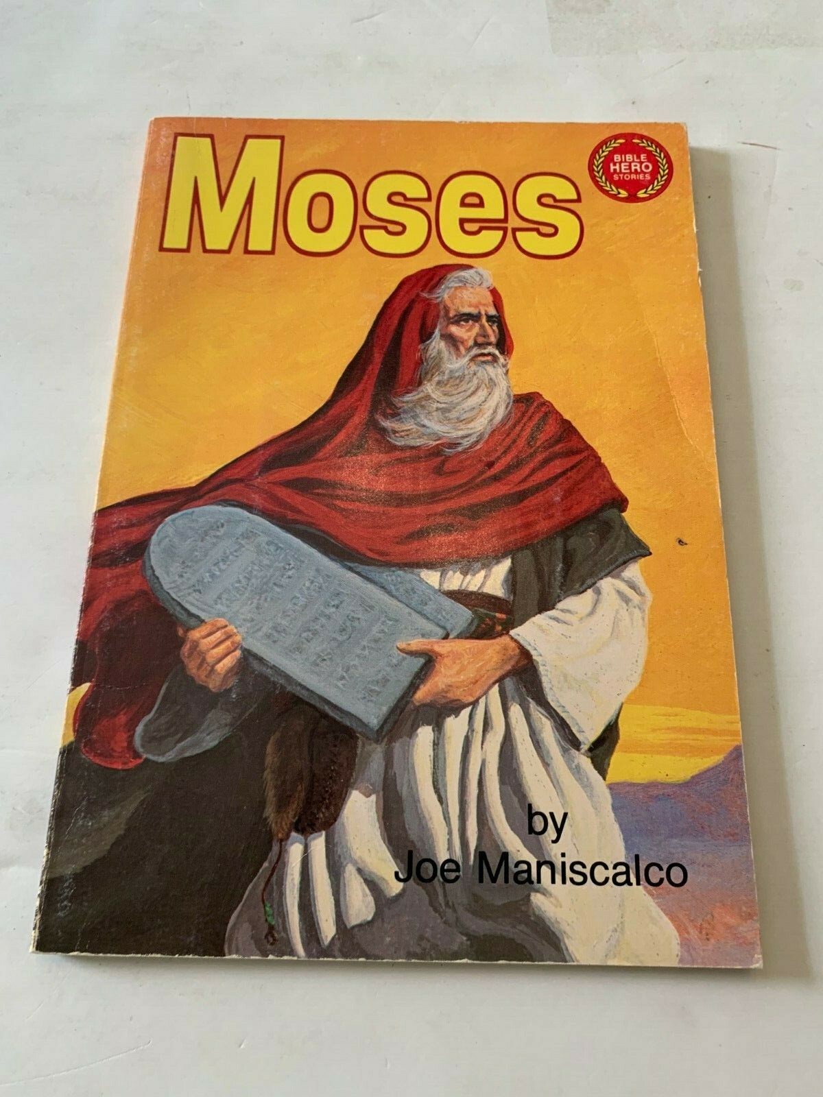 1977 Moses by Joe Maniscalco Bible Hero Stories Softcover
