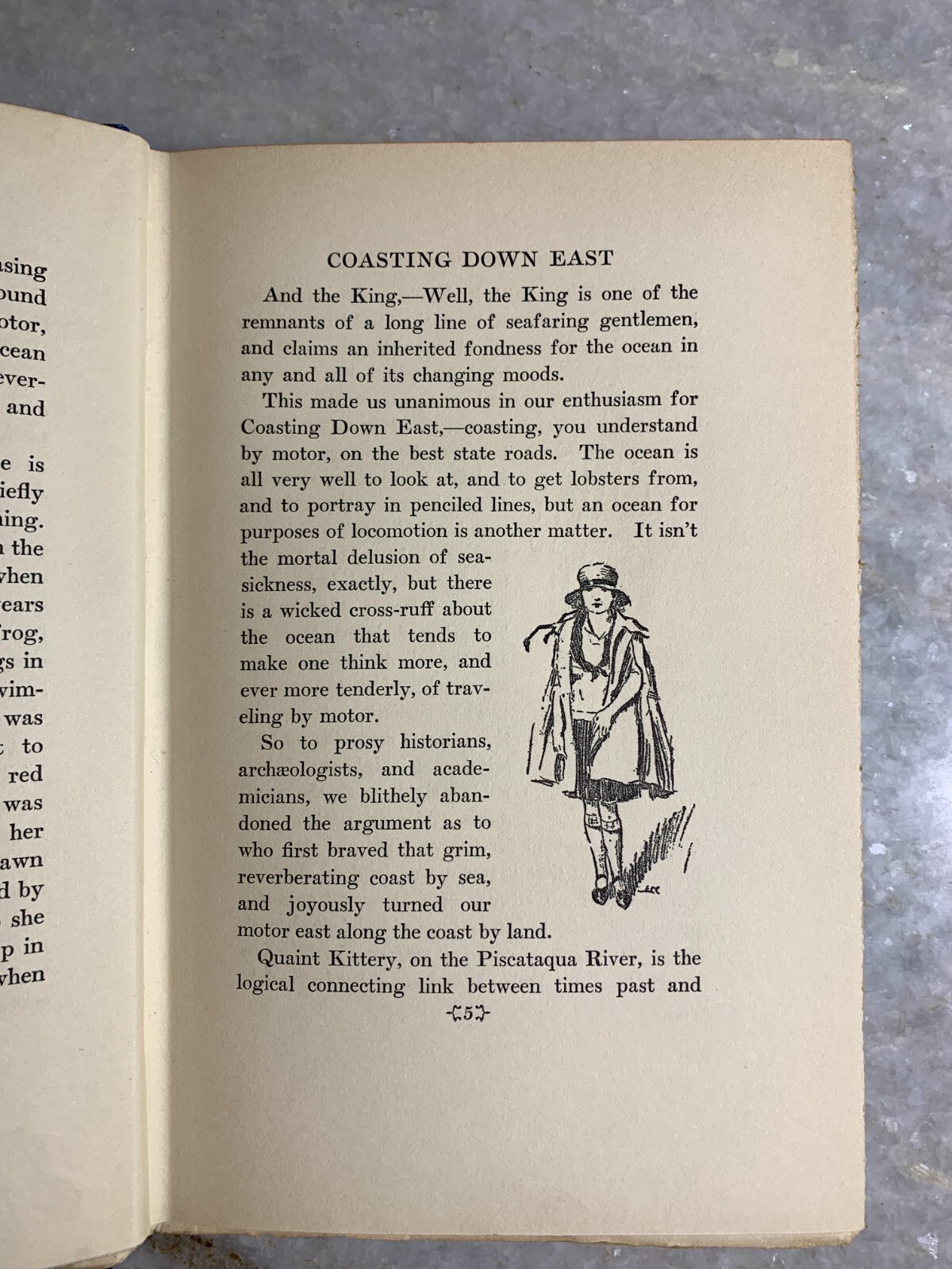 Rare 1st Ed Signed Book COASTING DOWNEAST [Maine] Ethel Hueston 1924 Dodd Mead
