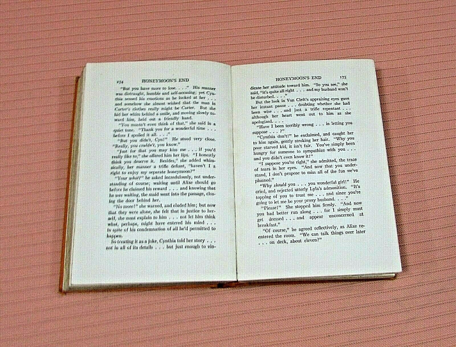 Antique 1926 Honeymoon’s End by Howard Rockey Macaulay hc Old Romance FREE S/H