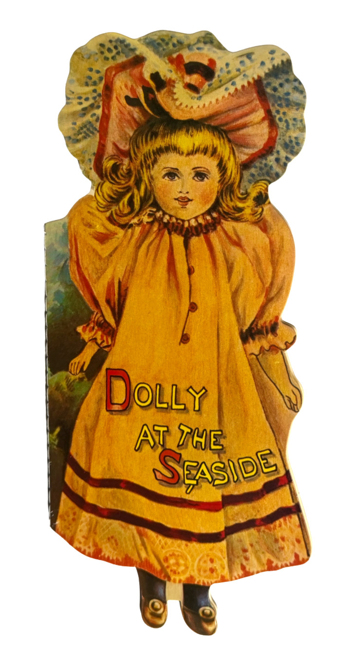 Vintage „DOLLY AT THE SEASIDE“ Die-Cut Children’s Book 1983 McLOUGHLIN BROS. NY
