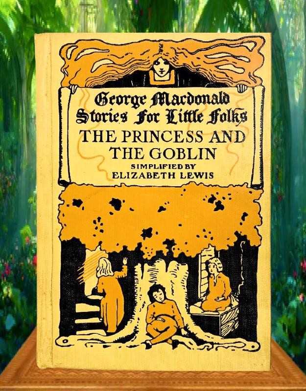Antique Fairy Tales PRINCESS & GOBLIN Magic Fantasy MARIA KIRK COLOR PLATES VG+