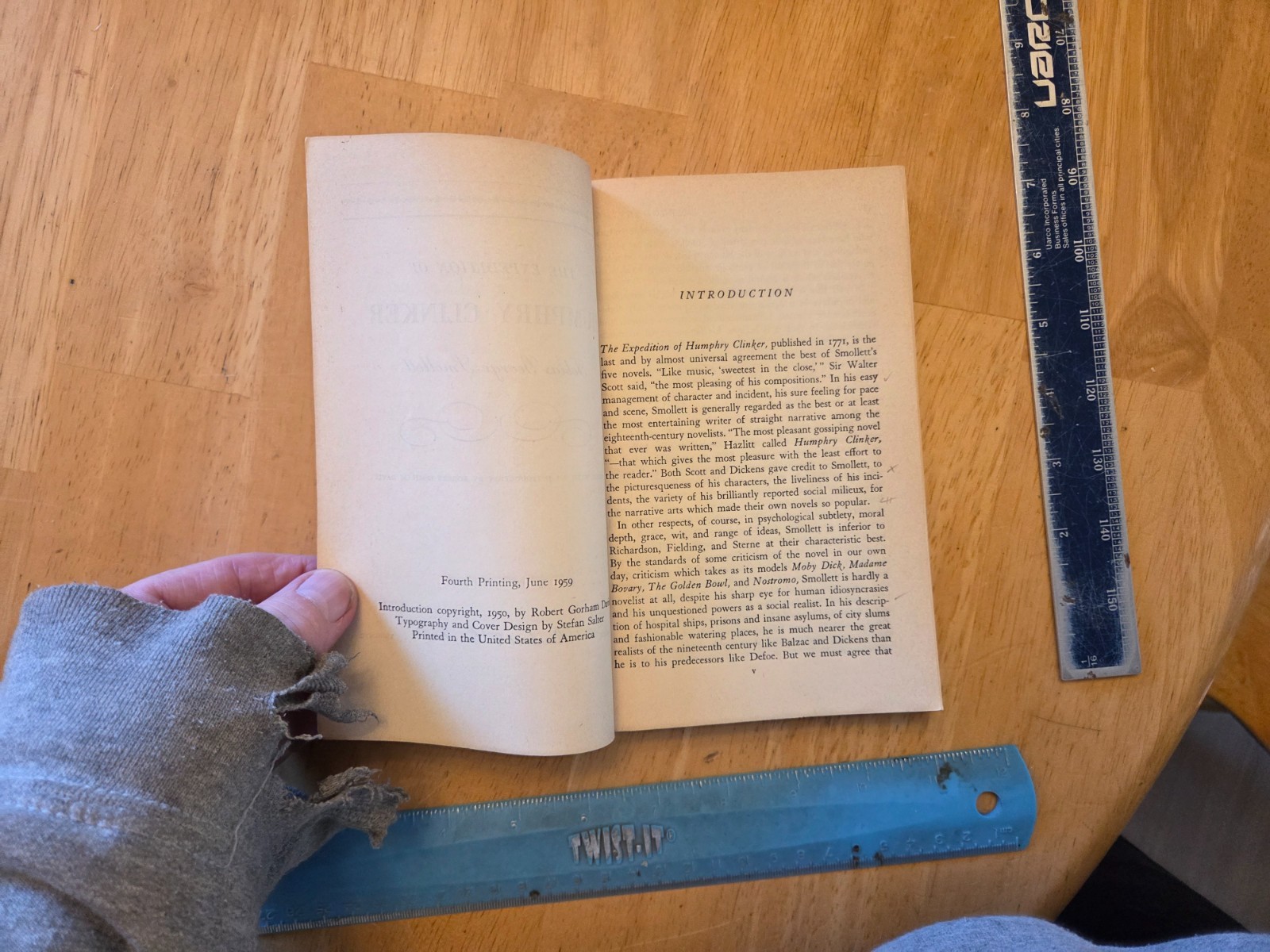 The Expedition of Humphry Clinker by Tobias Smollett – 1959 Rinehart Paperback
