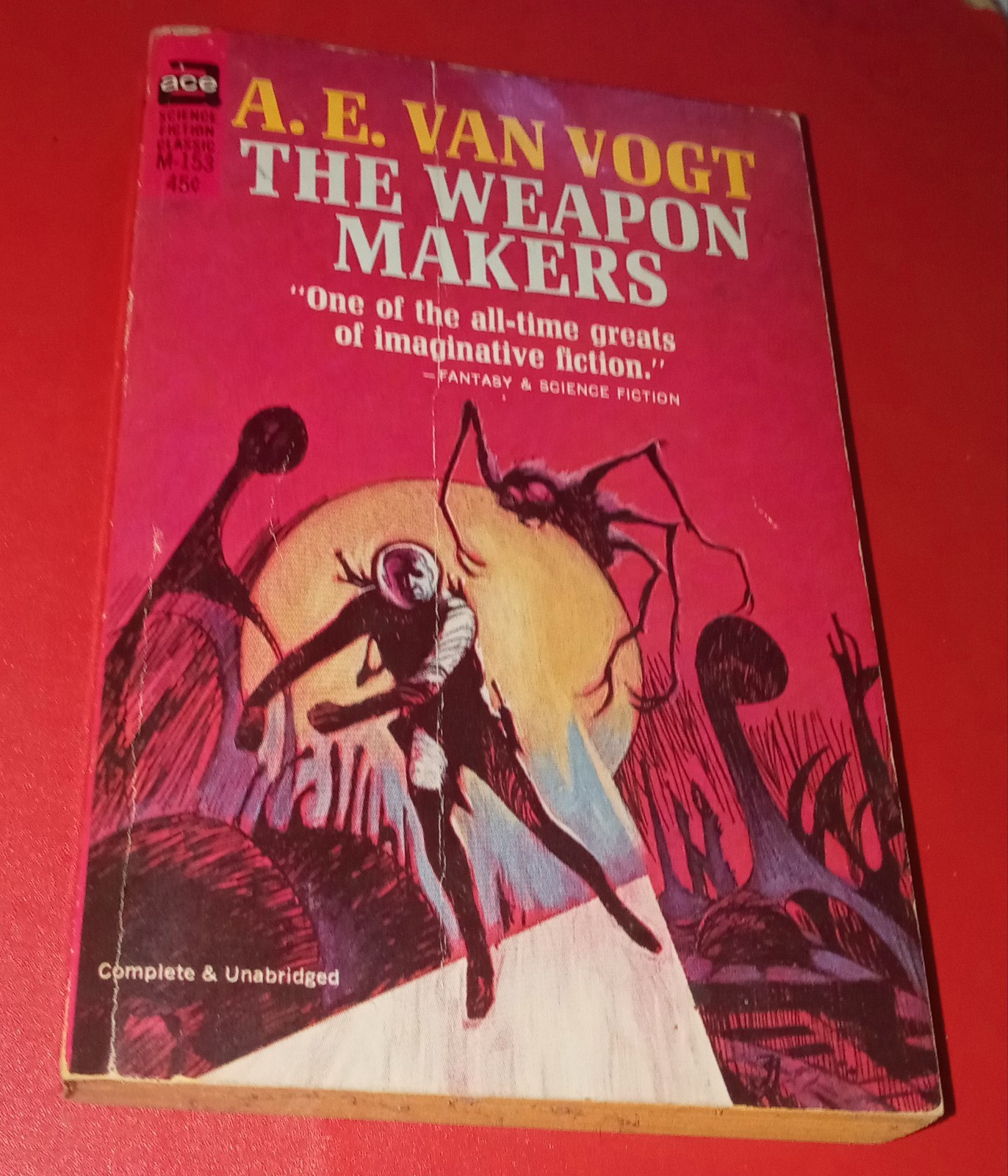 The Weapon Makers (Ace Book # M-153 , (c) 1947 A.E. Van Vogt ) PaperBack Edition