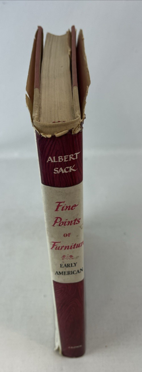 Antique Fine Points of Furniture: Early American by Albert Sack (1971, Book
