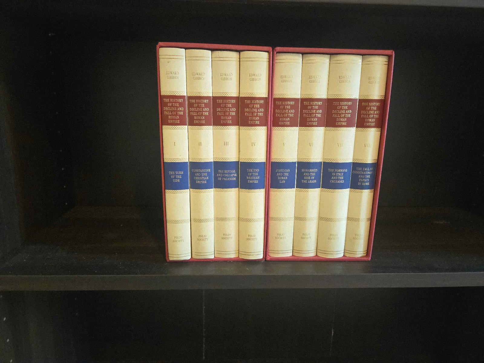 Decline and Fall of the Roman Empire 8 Vol Set Edward Gibbon HC (2006)