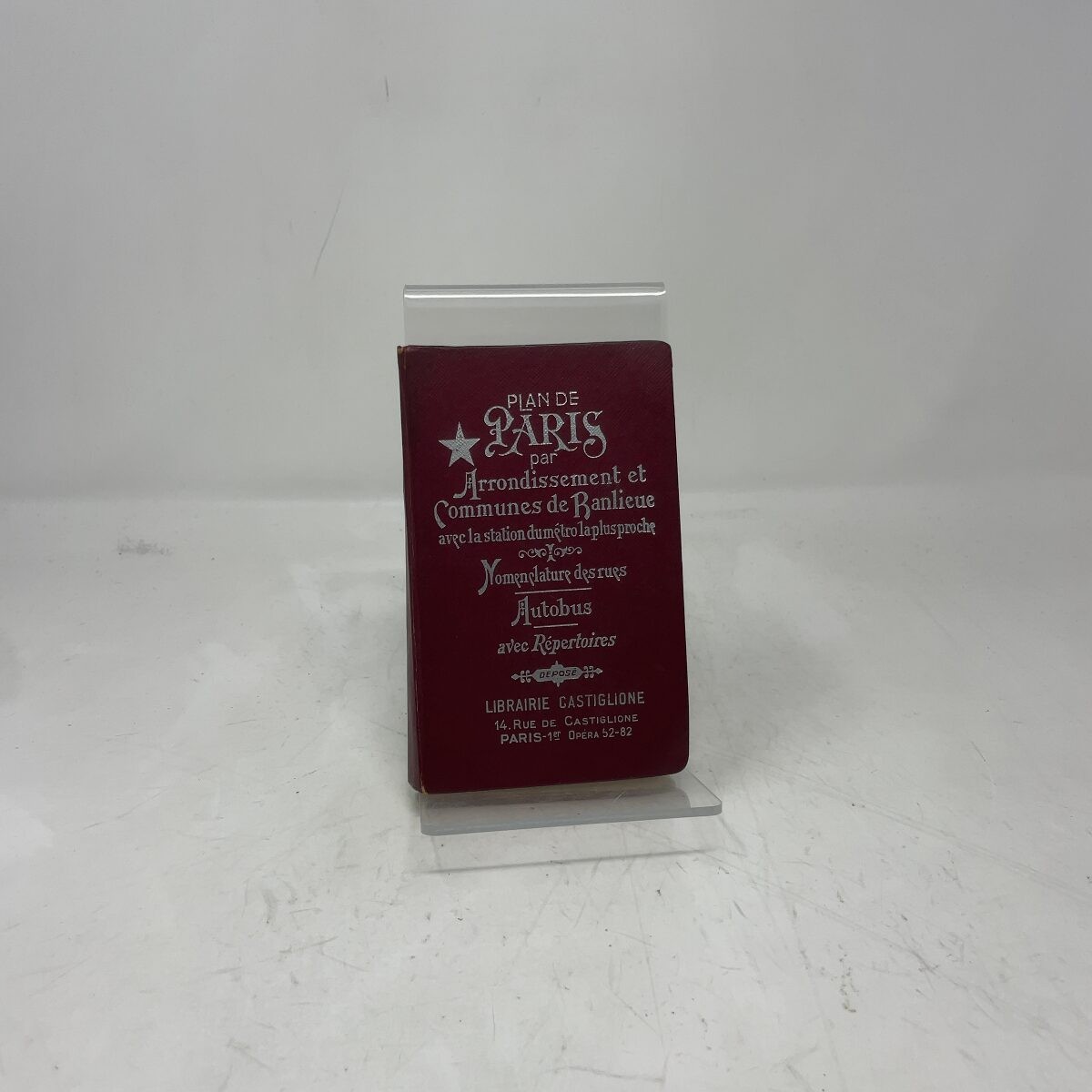 Guide Indicateur Des Rues de Paris by A. Leconte HC First Edition Very Good unk