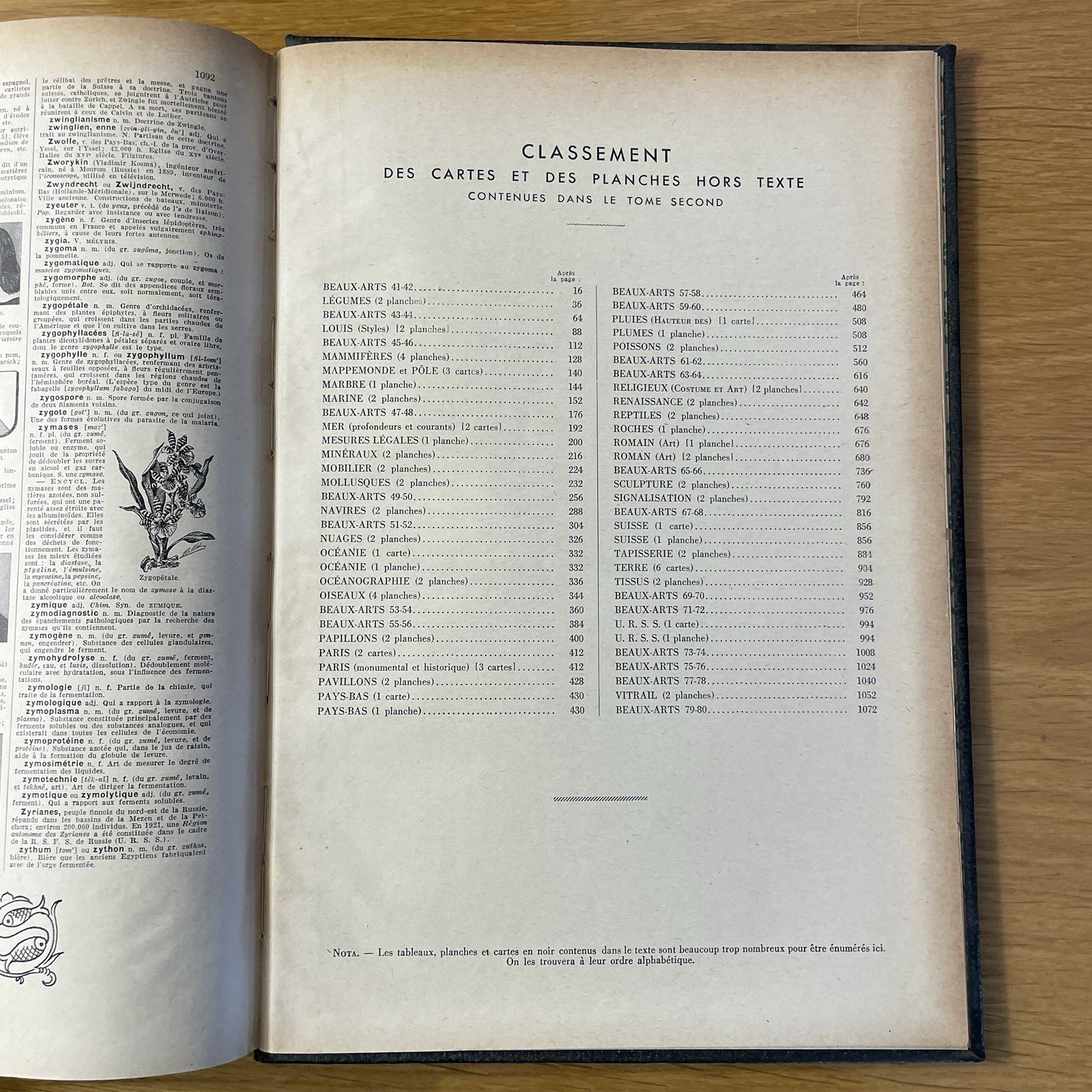 NEW UNIVERSAL LAROUSSE (1948) – 2 VOLUMES – LUXURY EDITION – AGED LEATHER