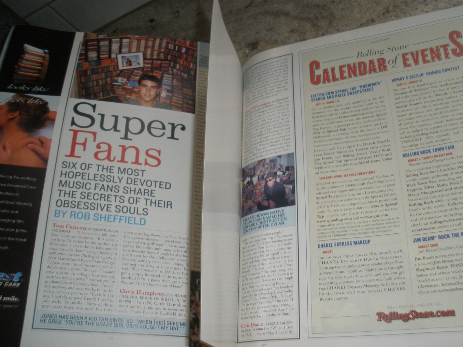 ROLLING STONE MAGAZINE AUGUST 17 2000 SUMMER MUSIC SPECIAL ISSUE