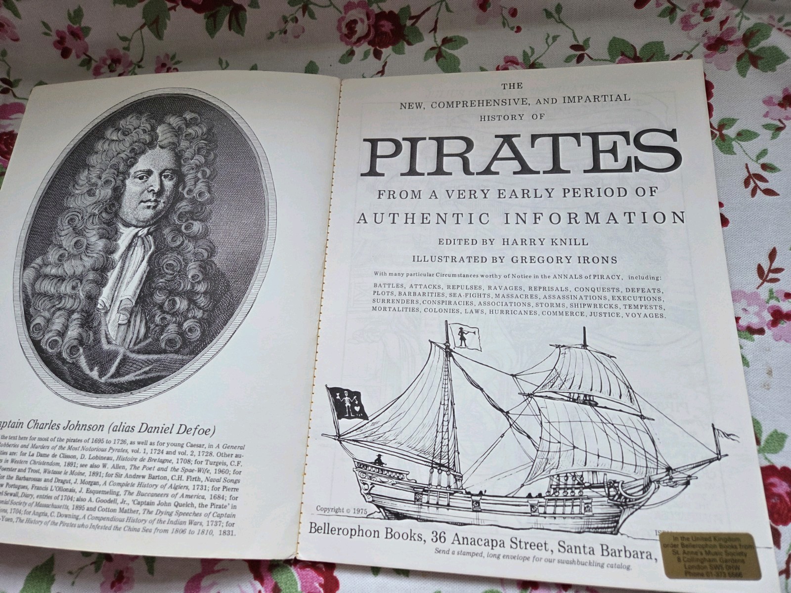 Retro ‚Pirates‘ By Harry Knill Paperback Book Children’s 1975 Jolly Reader