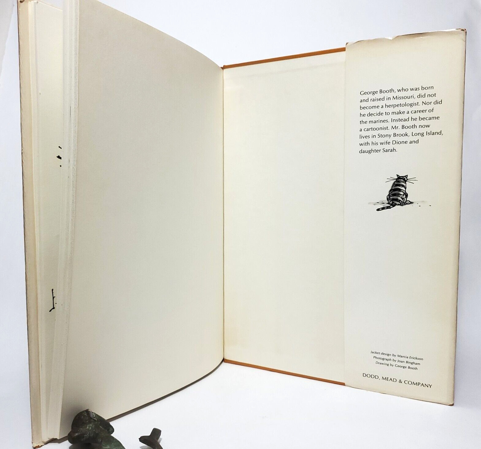 Think Good Thoughts About A Pussycat-Booth 1975 SIGNED 1st Edition/5th Pr HC/DJ