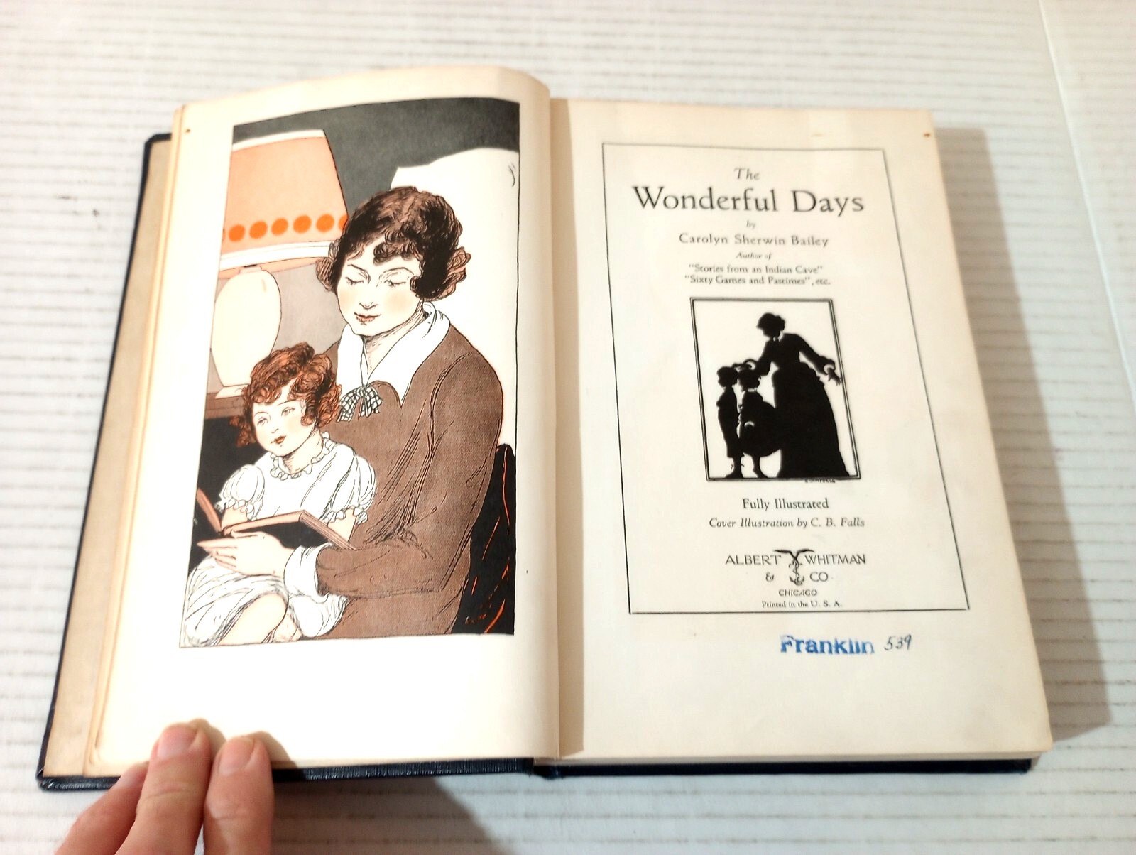 The Wonderful Days By Carolyn Sherwin Bailey 1925 1932 Albert Whitman & Co