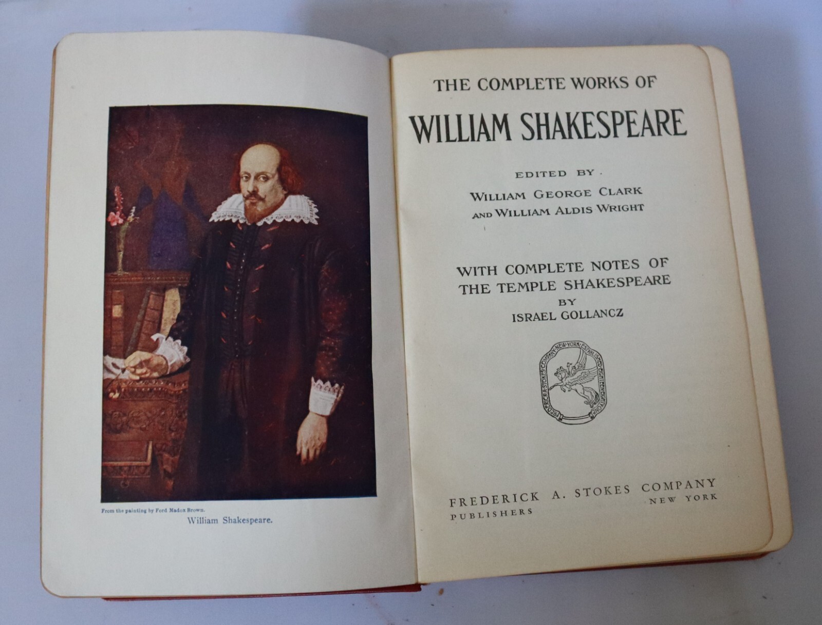 VTG Complete Works of William Shakespeare Illustrated 1911 Stokes Company Rare