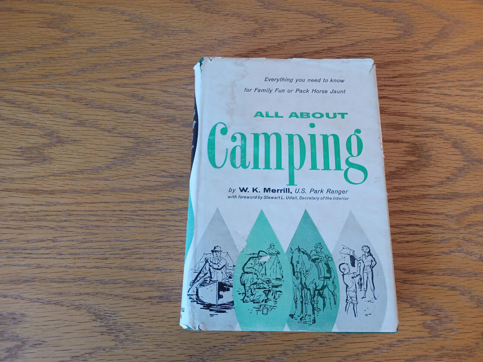 All About Camping W K Merrill 1965 Hardcover Dust Jacket Stackpole Books