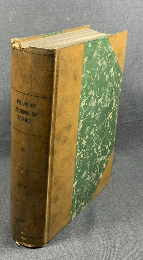 1924 Philippine Journal of Science Bound Volume July – December Poisonous Fish