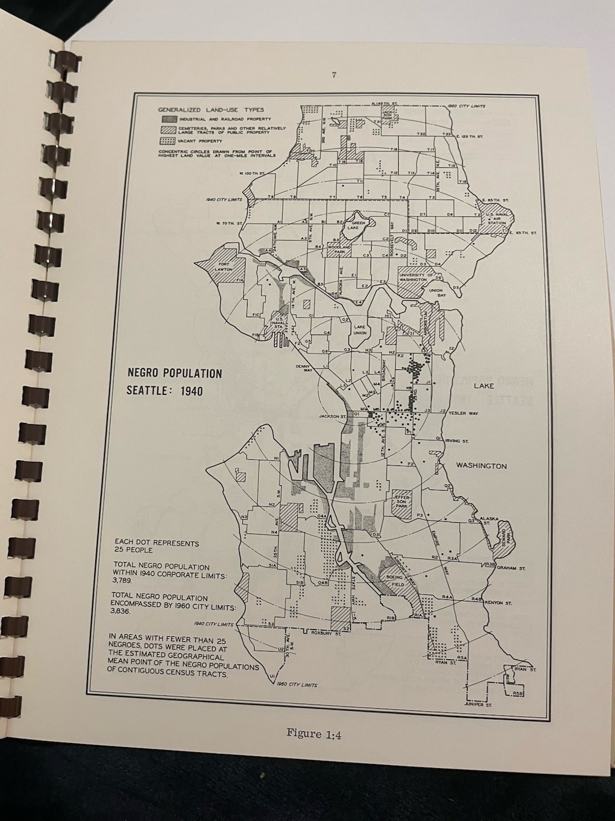 1964 Growth and Distribution of Minority Races in Seattle Washington