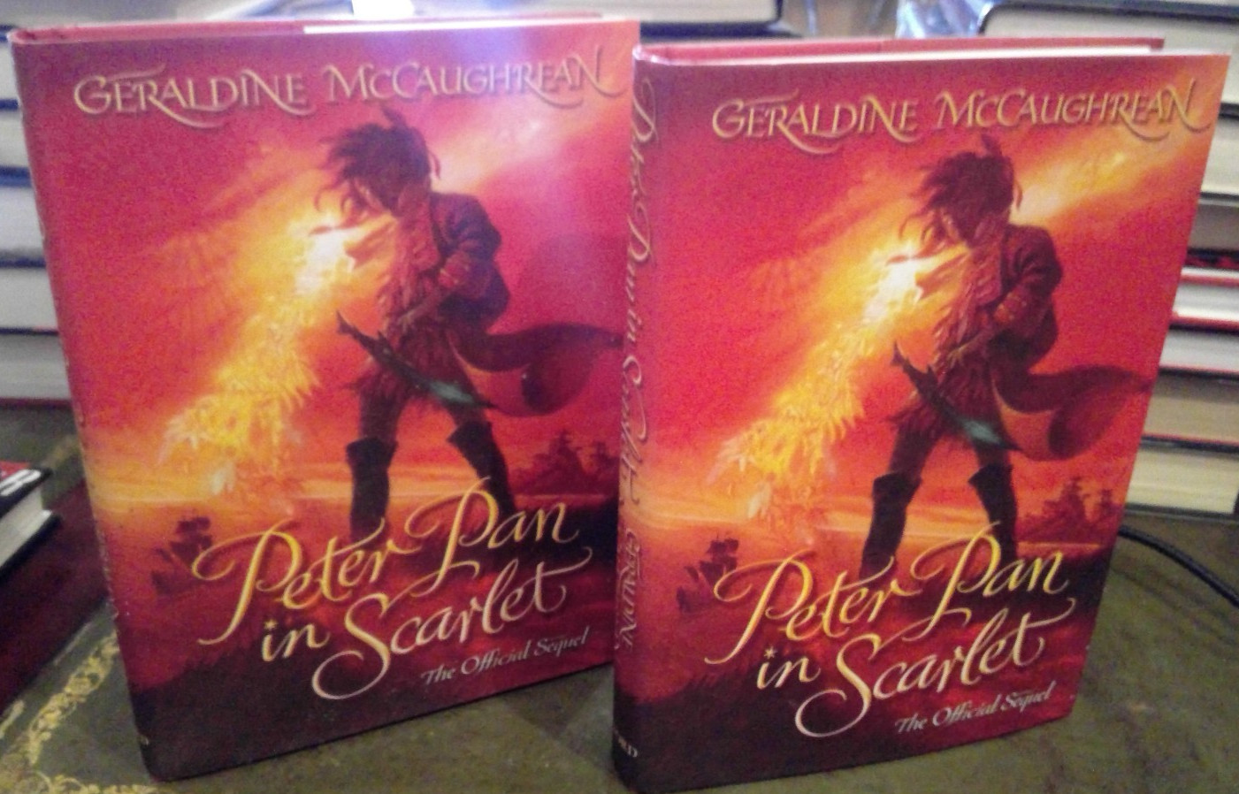 Peter Pan in Scarlet, by Geraldine McCaughrean, 1st Edition Hb Signed Editions