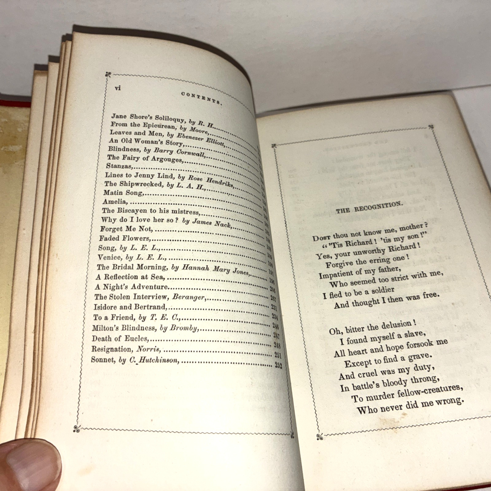 1851 The Gift of Friendship Rare Illustrated Gift Book HC