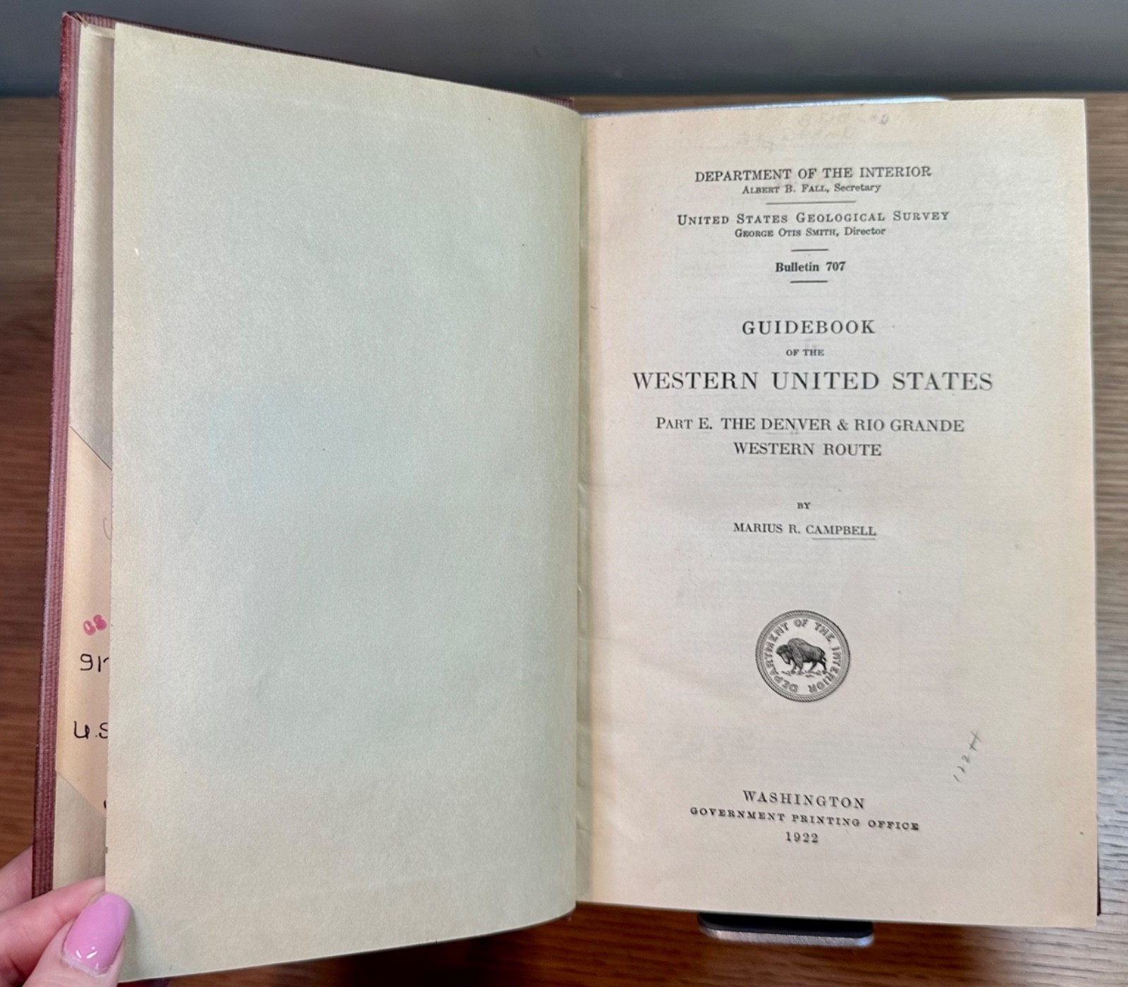 1922 Guidebook Western US Part E Denver Rio Grande Route Maps Plates Campbell Ed