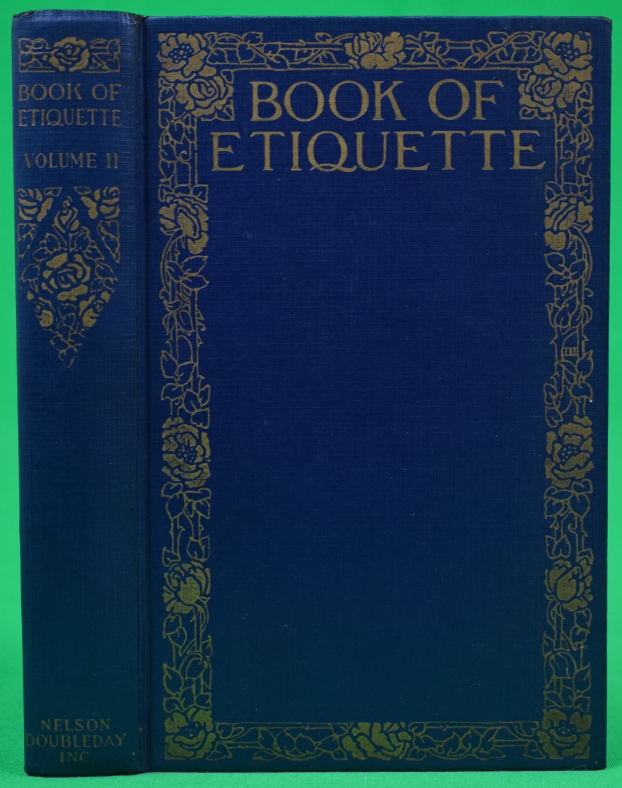 „Book Of Etiquette Volume II“ 1923 EICHLER, Lillian