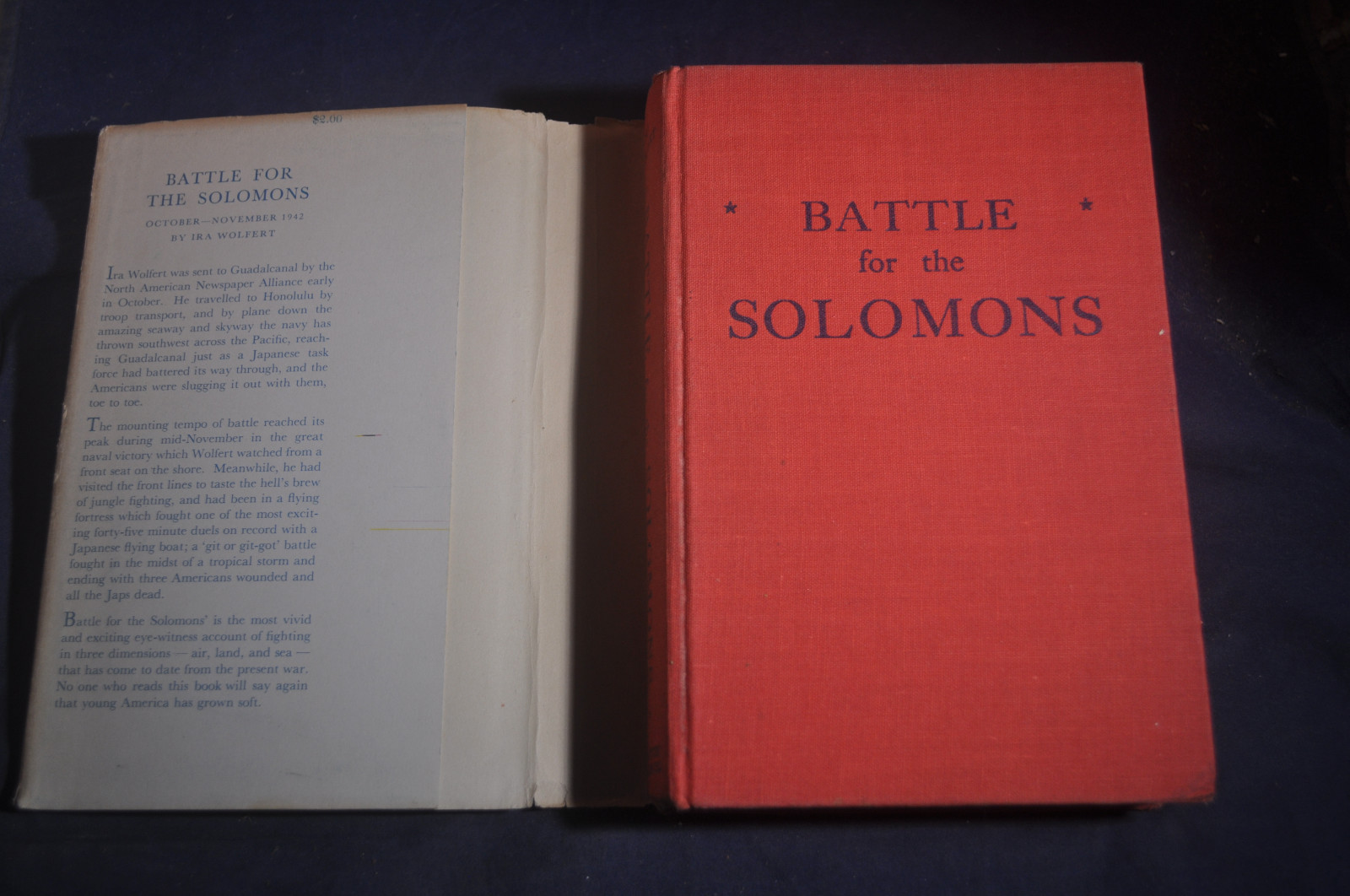 1943 *1st/3rd* Battle for the Solomons by Ira Wolfert *WW2*