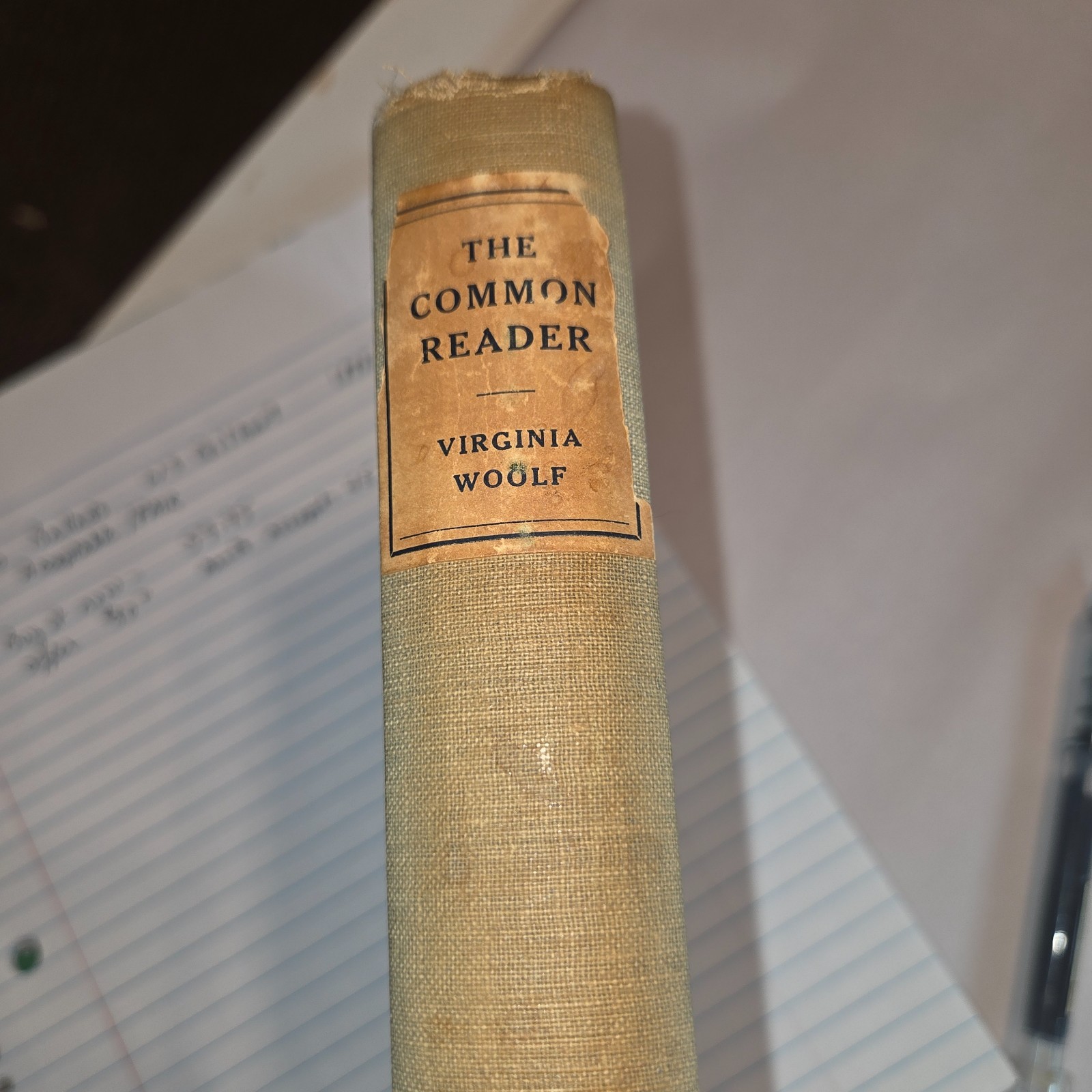 Virginia Woolf THE COMMON READER 1925 2nd edition Hogarth Press Early Printing