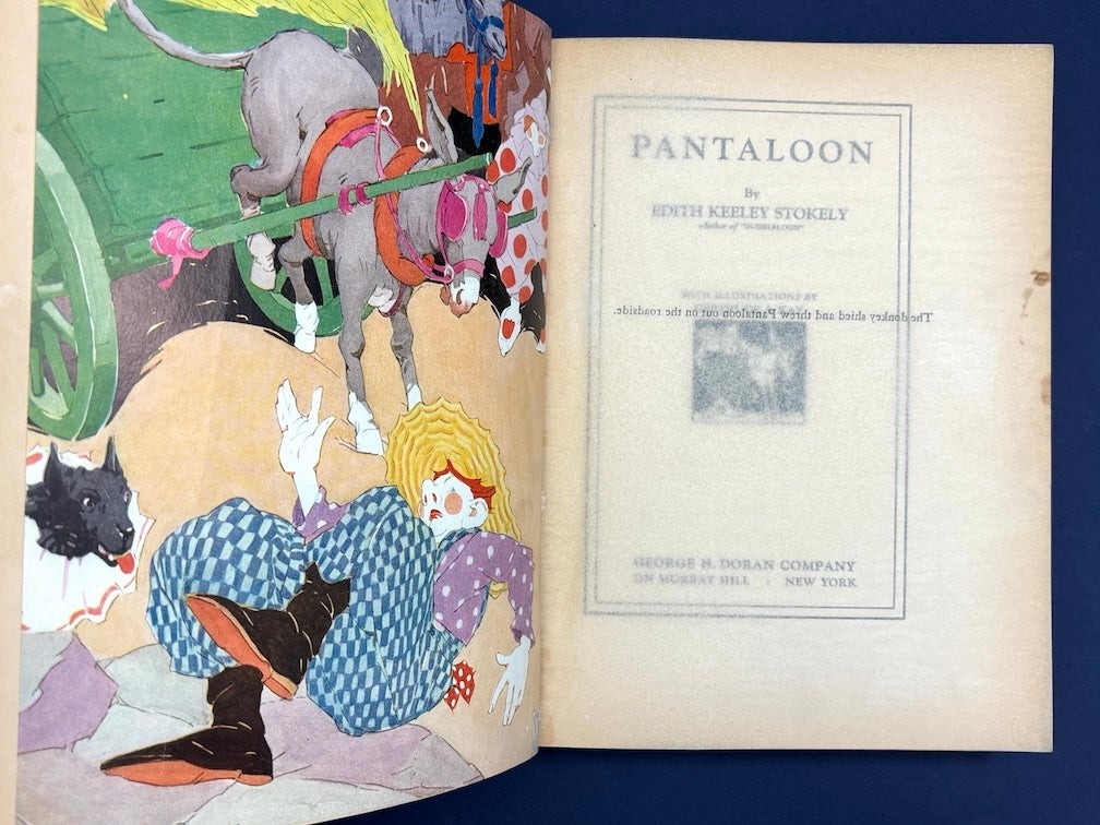 Edith Keeley Stokely / Pantaloon illustrated by Gertrude A Kay 1st Edition 1927