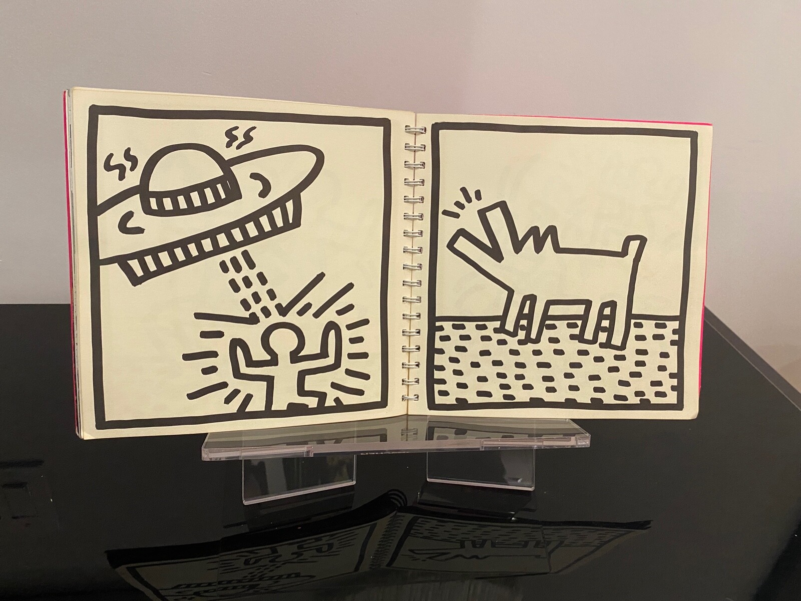 Keith Haring Tony Shafrazi gallery 1982 Limited 2000 copies 1st edition