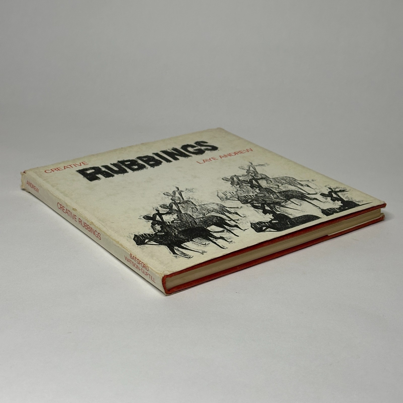 Art Instruction Book „Creative Rubbings“ Laye Andrew (1968, Hardcover)