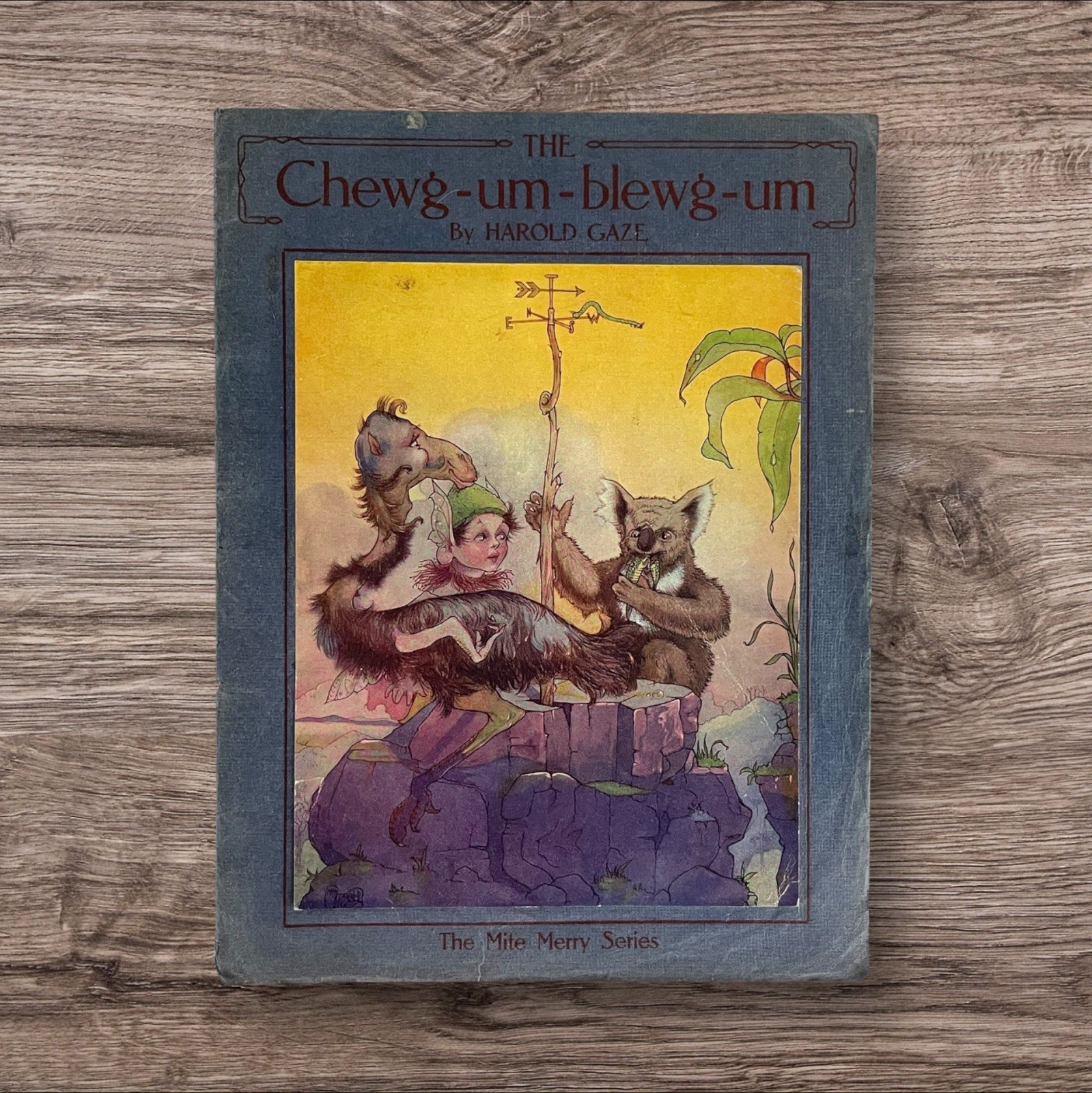 Book Illustrated Colour Plates Chewg-um-blewg-um Mite Merry V RARE The Tipped-In