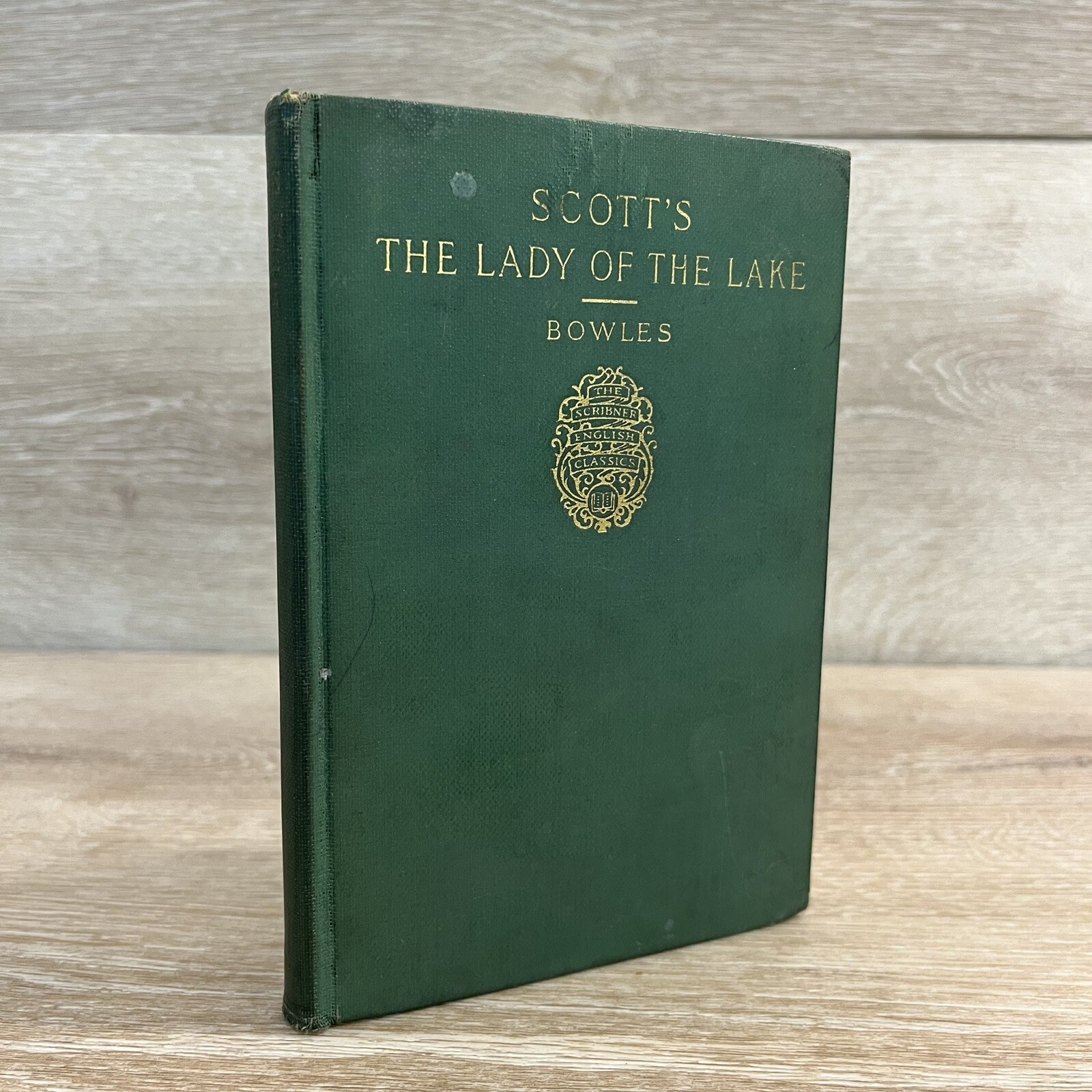 The Lady of the Lake 1903 Sir Walter Scott Ed. Ralph Bowles Scriber Eng Classics
