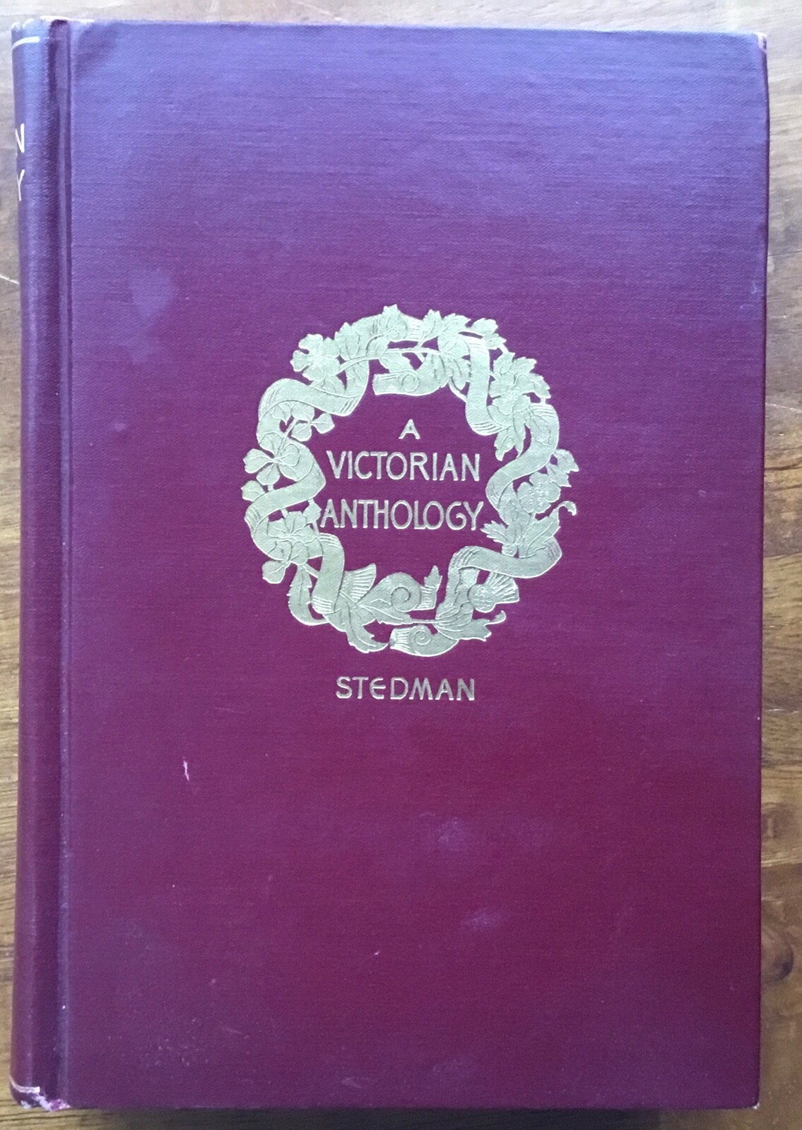 VG 1895 Hardcover Victorian Anthology United Kingdom Poetry Edmund Stedman