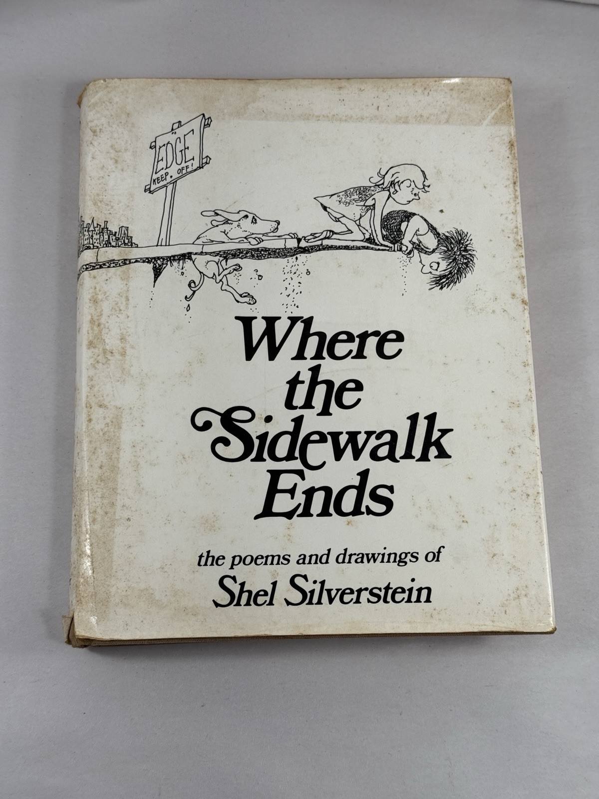Rare 1974 Hardcover Edition of „Where the Sidewalk Ends“ by Shel Silverstein