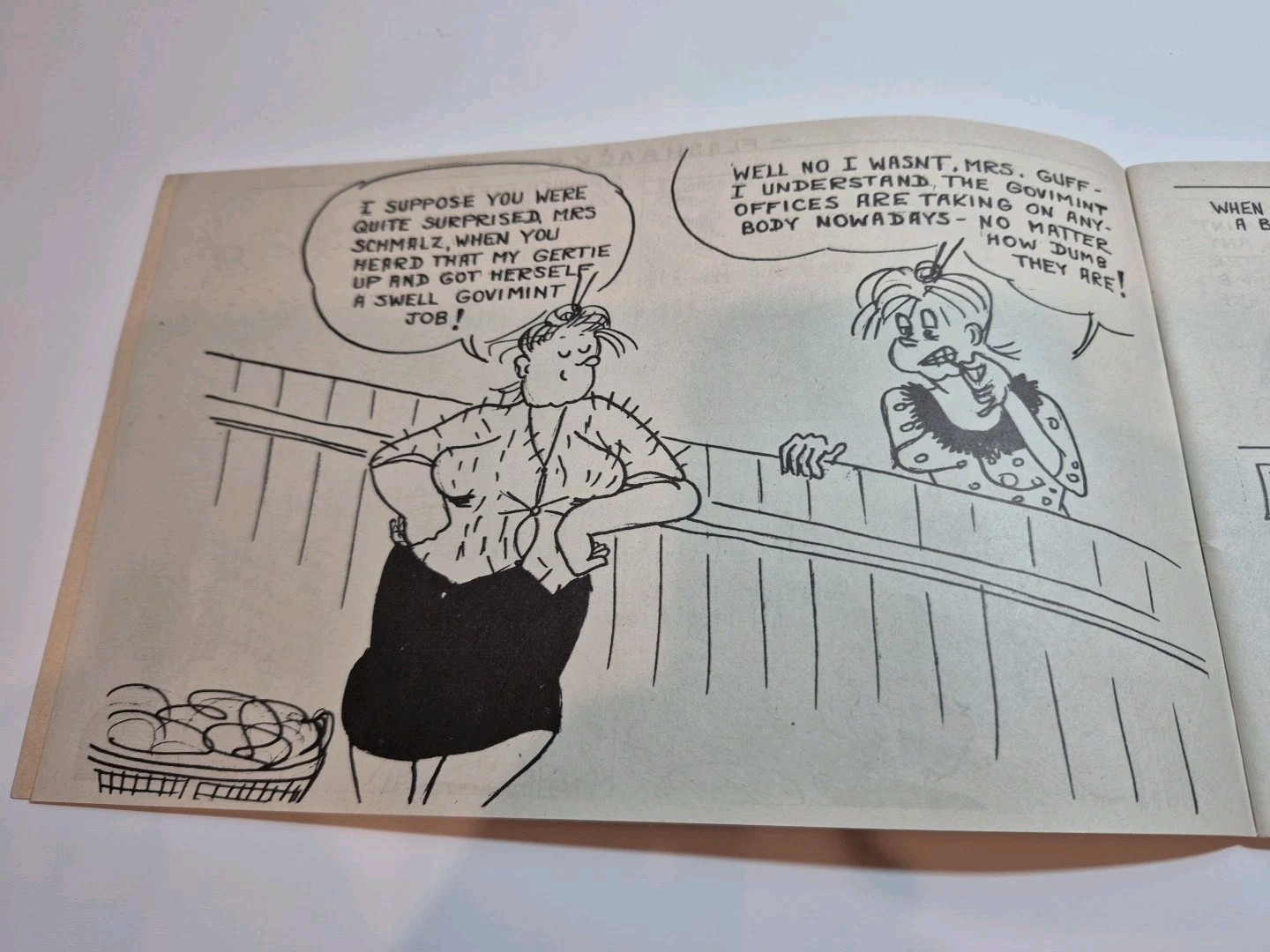 Rare Vtg 1944 Government Gertie Clerk Comic Book Satire WW 2 Era By Dorothy Bond