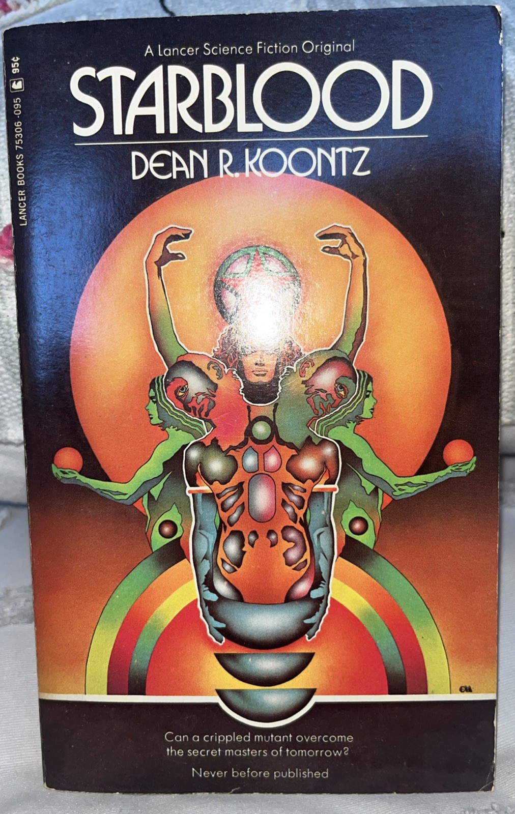 Starblood, Dean Koontz, 1st PB Edition/1st Printing, Lancer, 1972