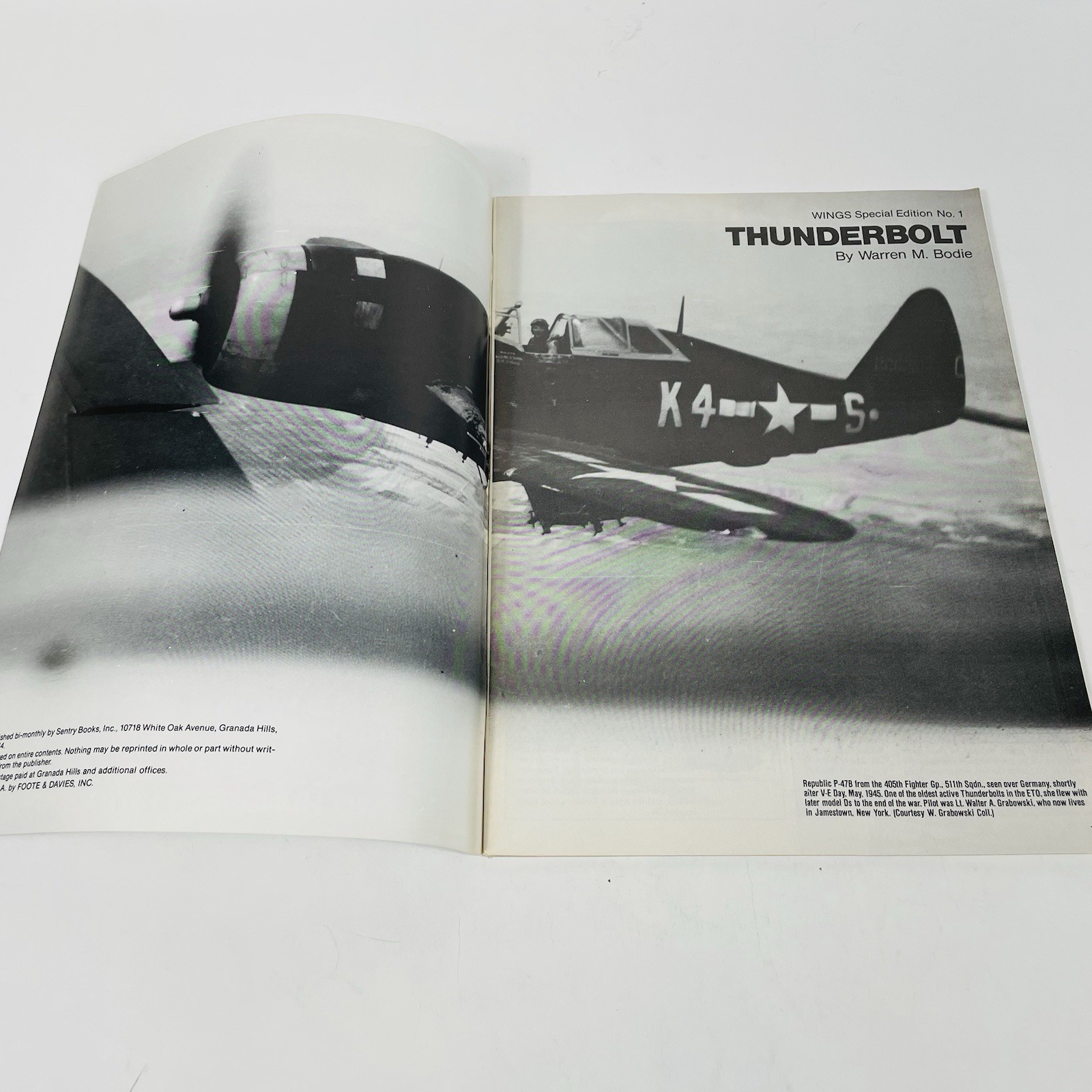 Wings A Sentry Magazine Thunderbolt Special Edition No.1