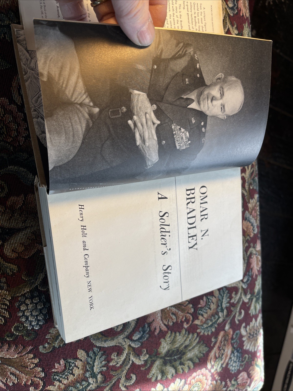 1951 First Edition „A Soldier’s Story“ Omar N Bradley HC Henry Holt & Co W/ DJ