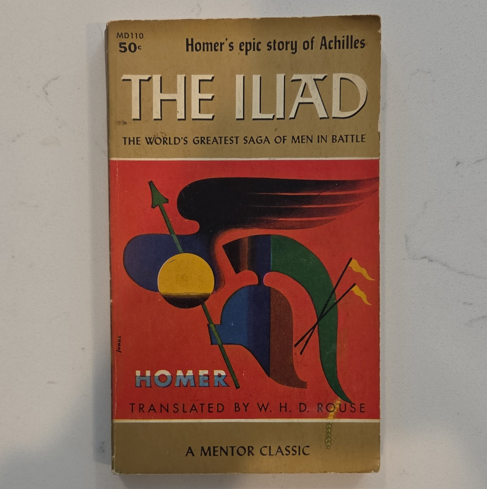 New American Library The Iliad by Homer, Rouse trans., Mentor Classic PB English