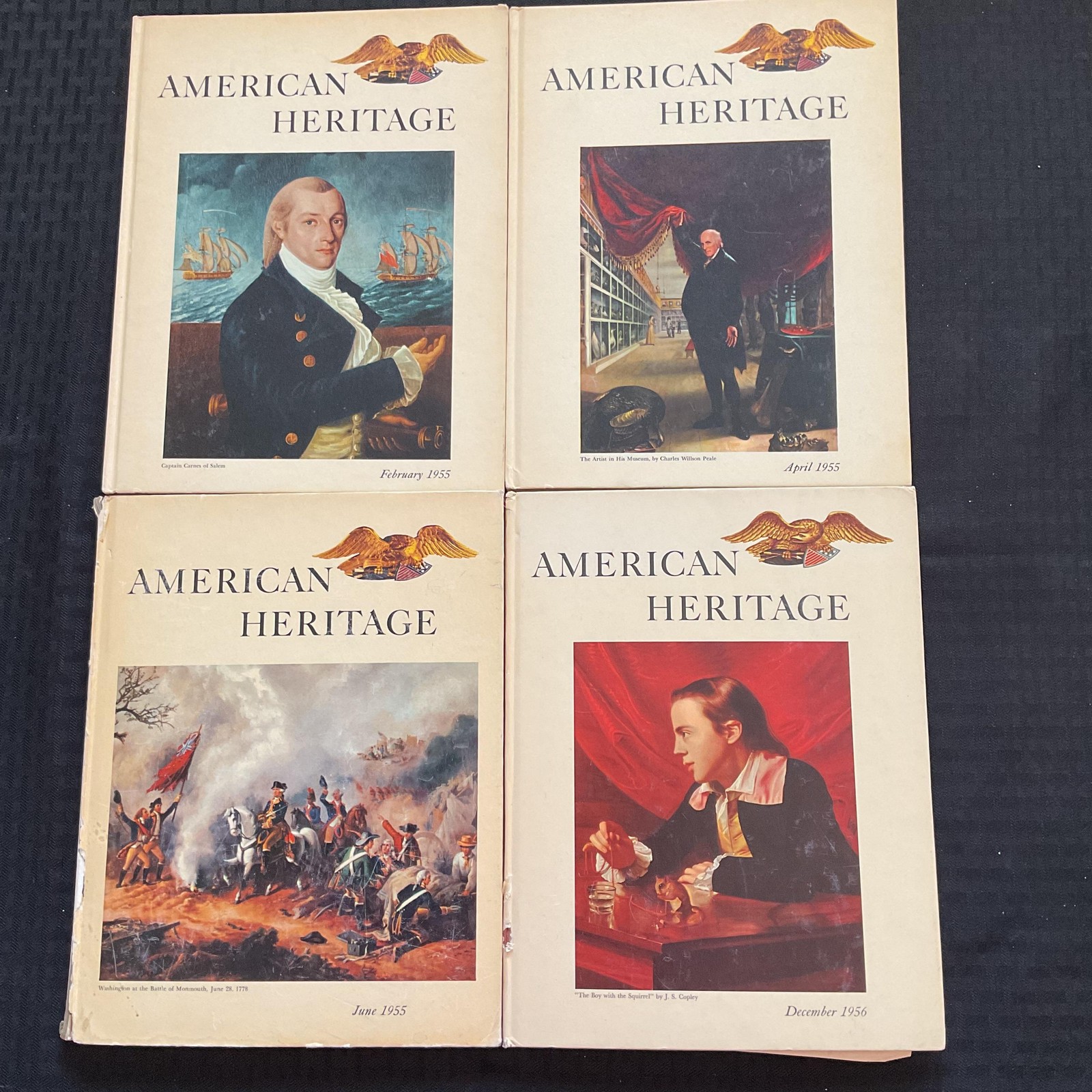 Vintage American Heritage Hardcover Books – Lot of 4 Hardcover History Art
