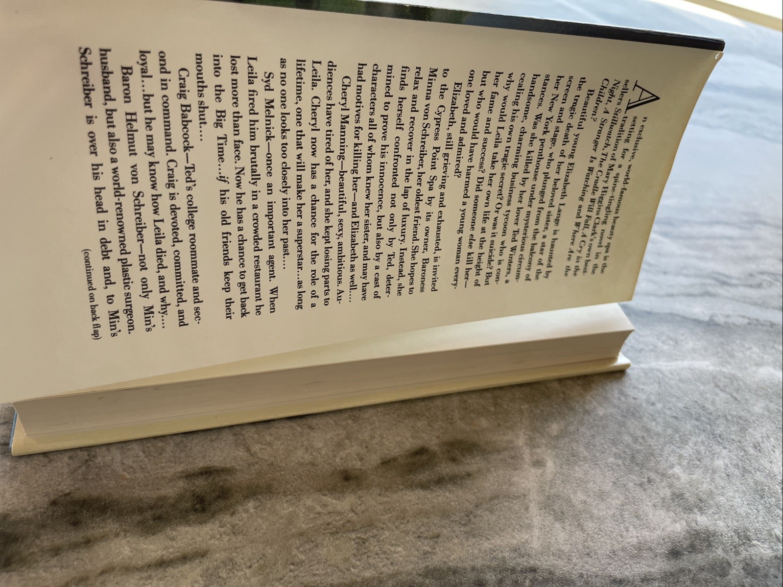 Weep No More My Lady Mary Higgins Clark HC DJ VTG 1987