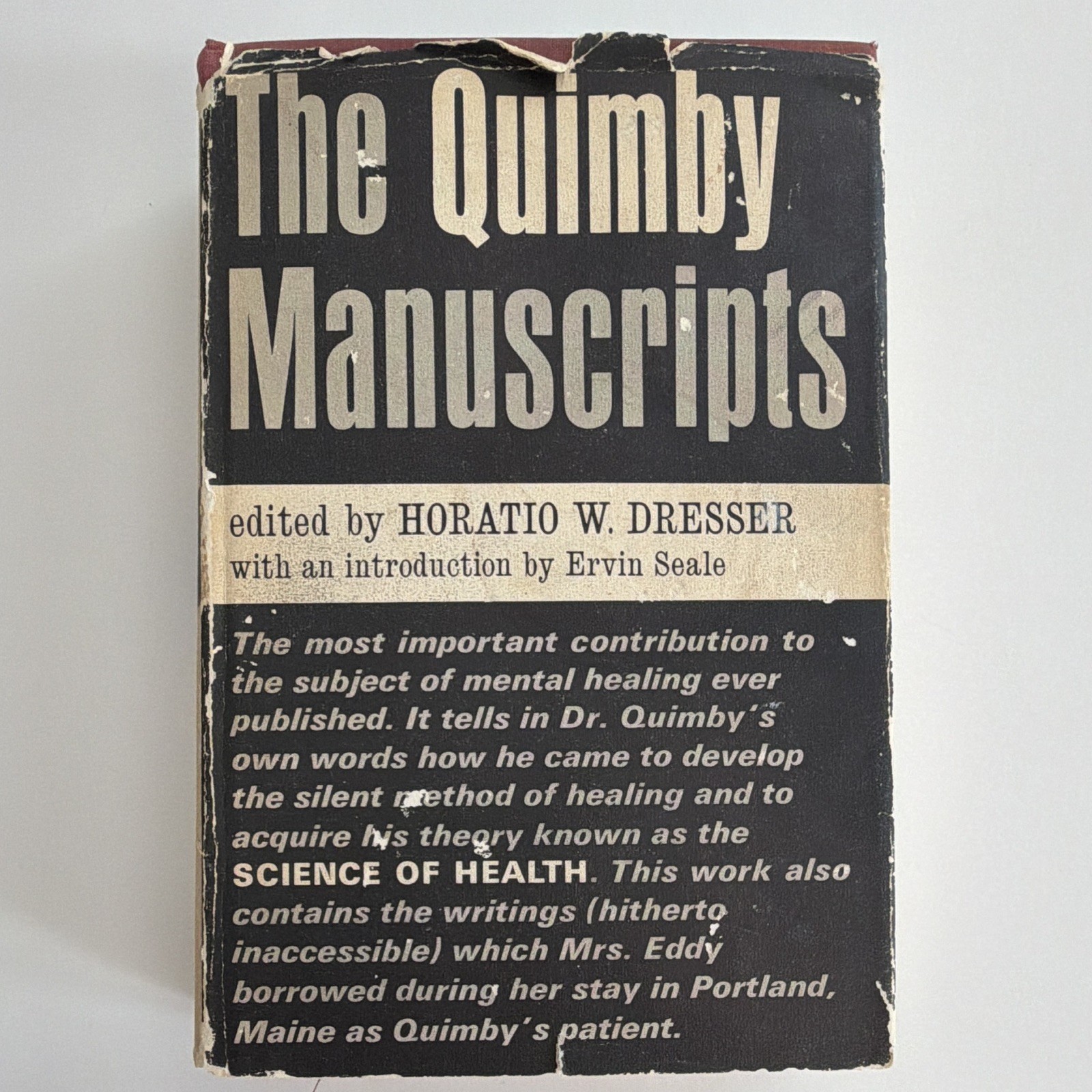 The Quimby Manuscripts by Horatio W. Dresser (Hardcover, 1961, Julian Press)