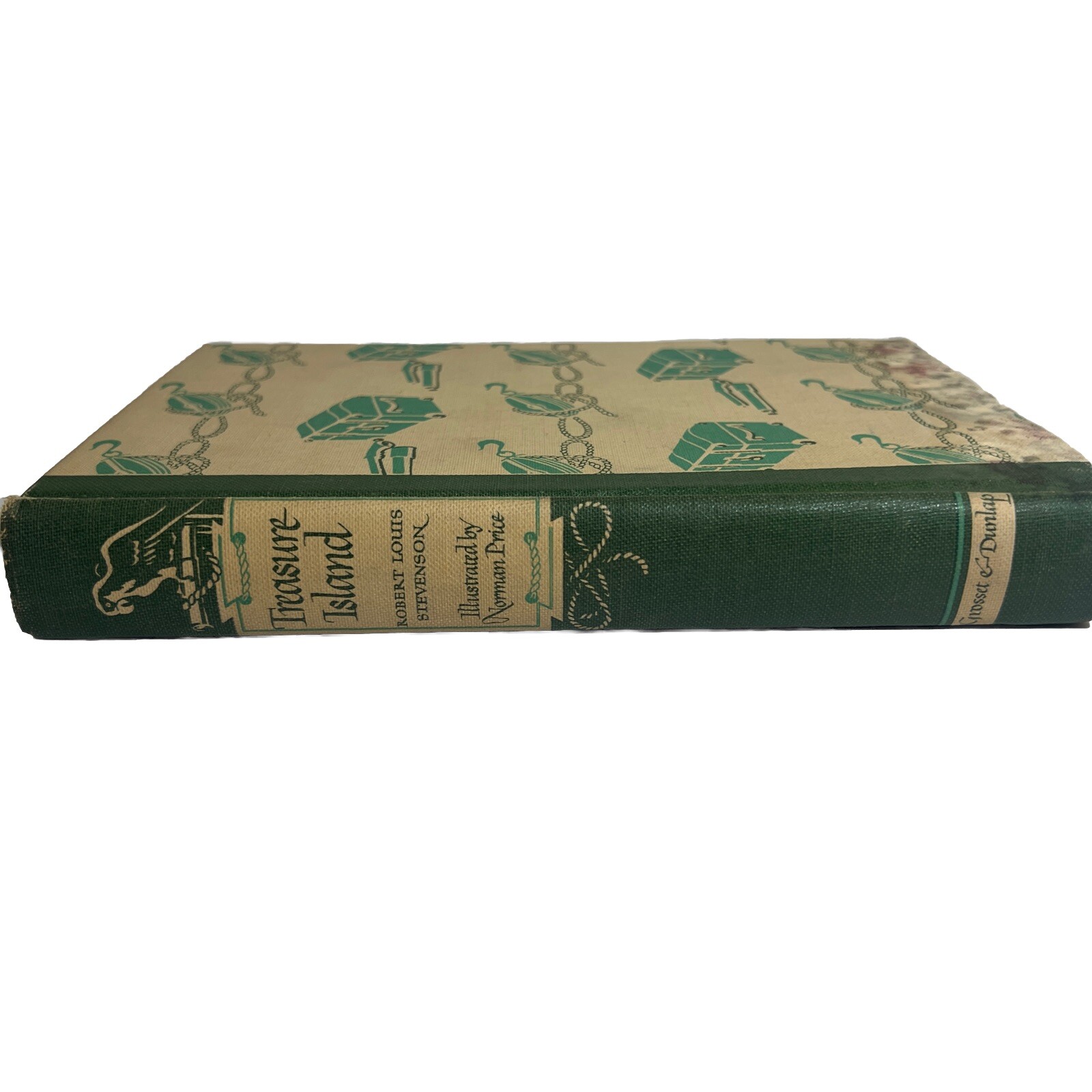 VINTAGE Treasure Island by Robert L Stevenson Junior Library HB 1947 Illustrated
