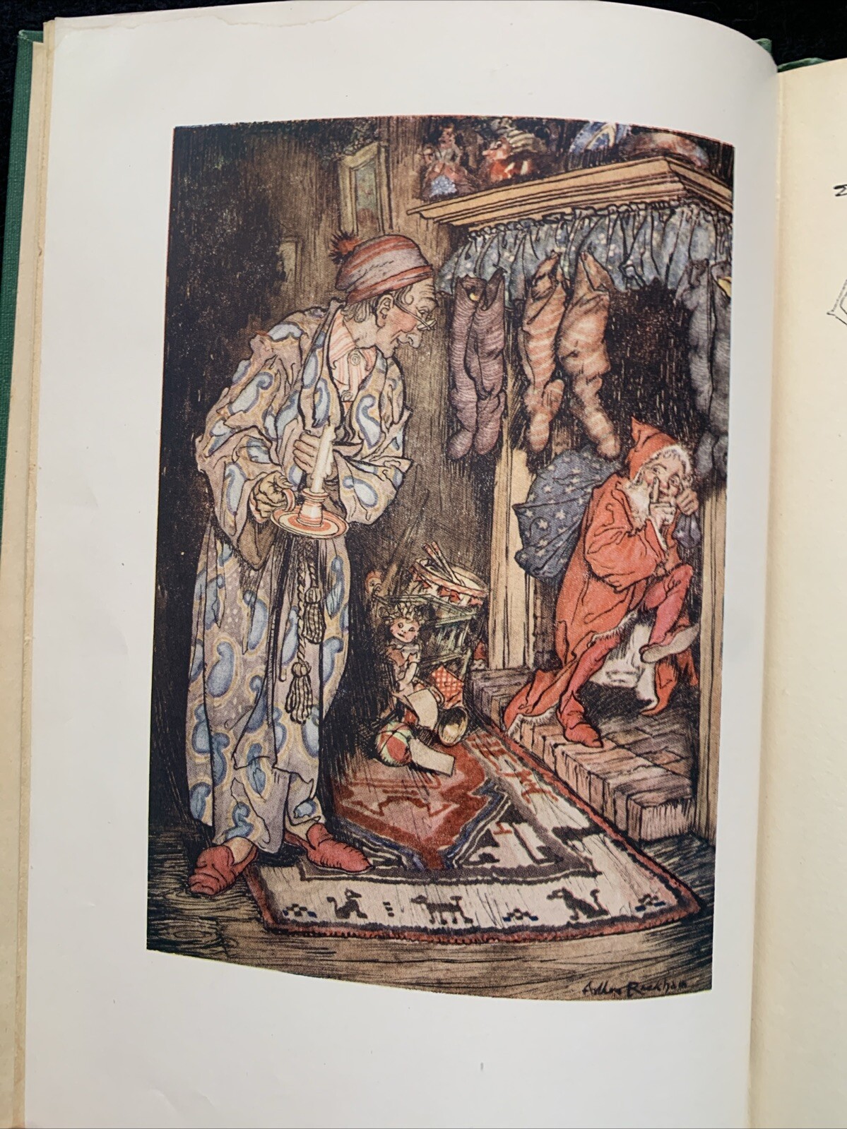 Very Rare The Night Before Christmas Illustrated Arthur Rackham Early Printing