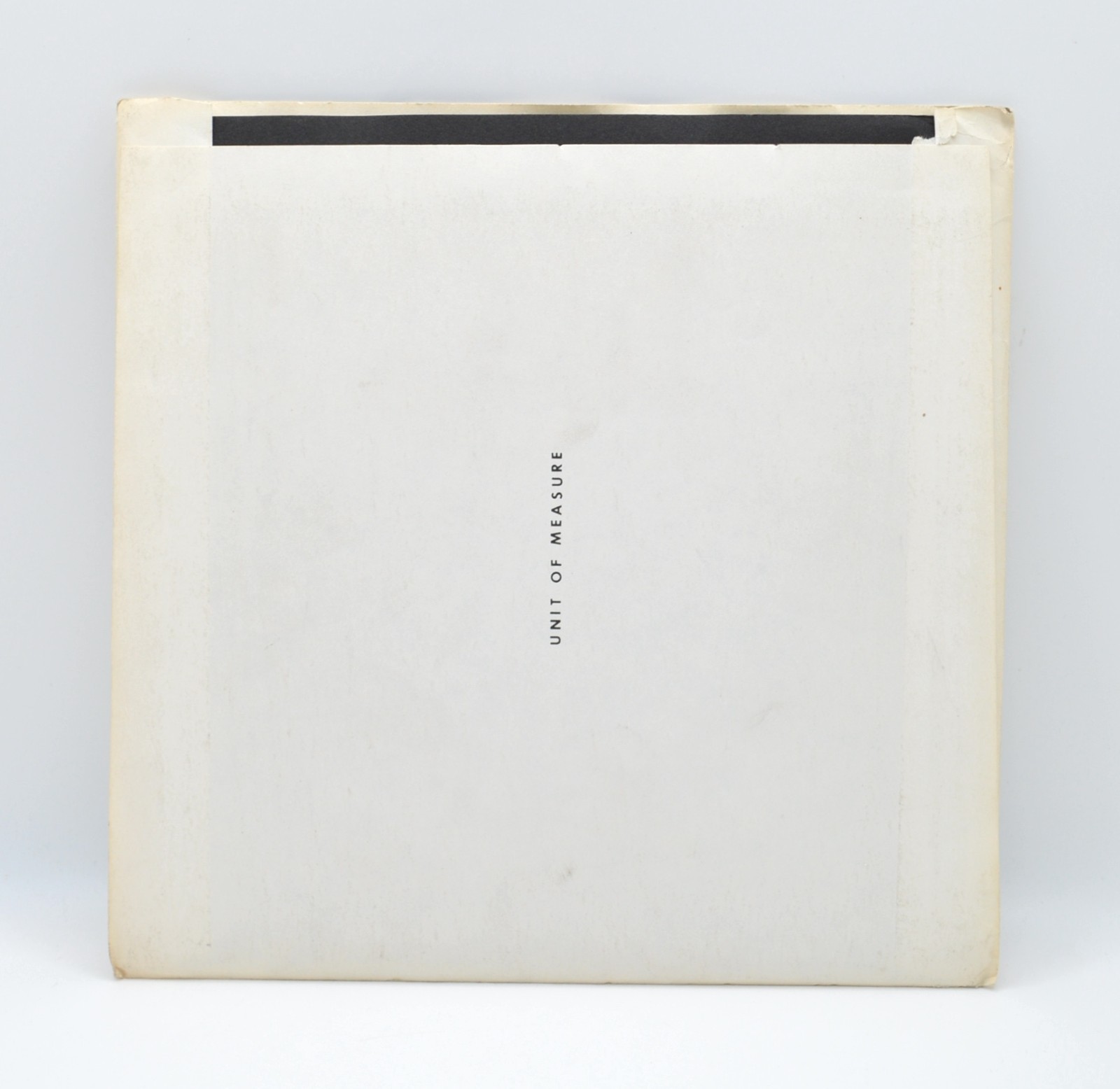 Marilyn R. Rosenberg, Unit of Measure, 1977, Visual & Concrete Poetry, Ltd Ed.