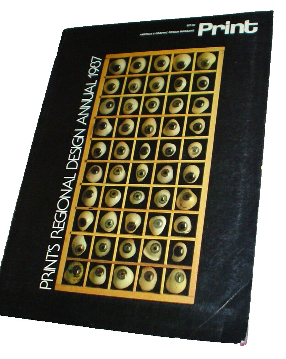 PRINT MAGAZINE 1987 Design Annual GRAPHIC DESIGN MAGAZINE Art ADVERTISING