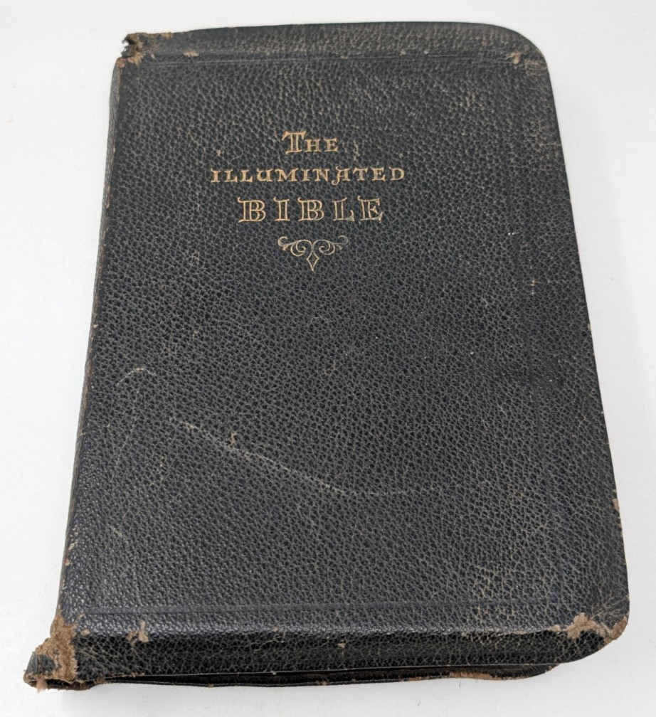 1941 The Illuminated Bible KJV King James Indexed Concordance Columbia Education