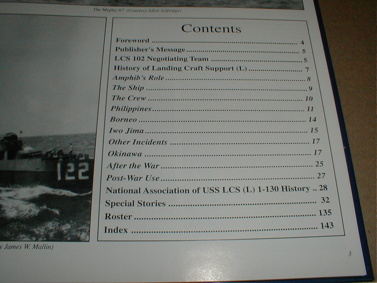 Landing Craft Support USS LCS 132 L 1-130 history NICE collector hb book WWII